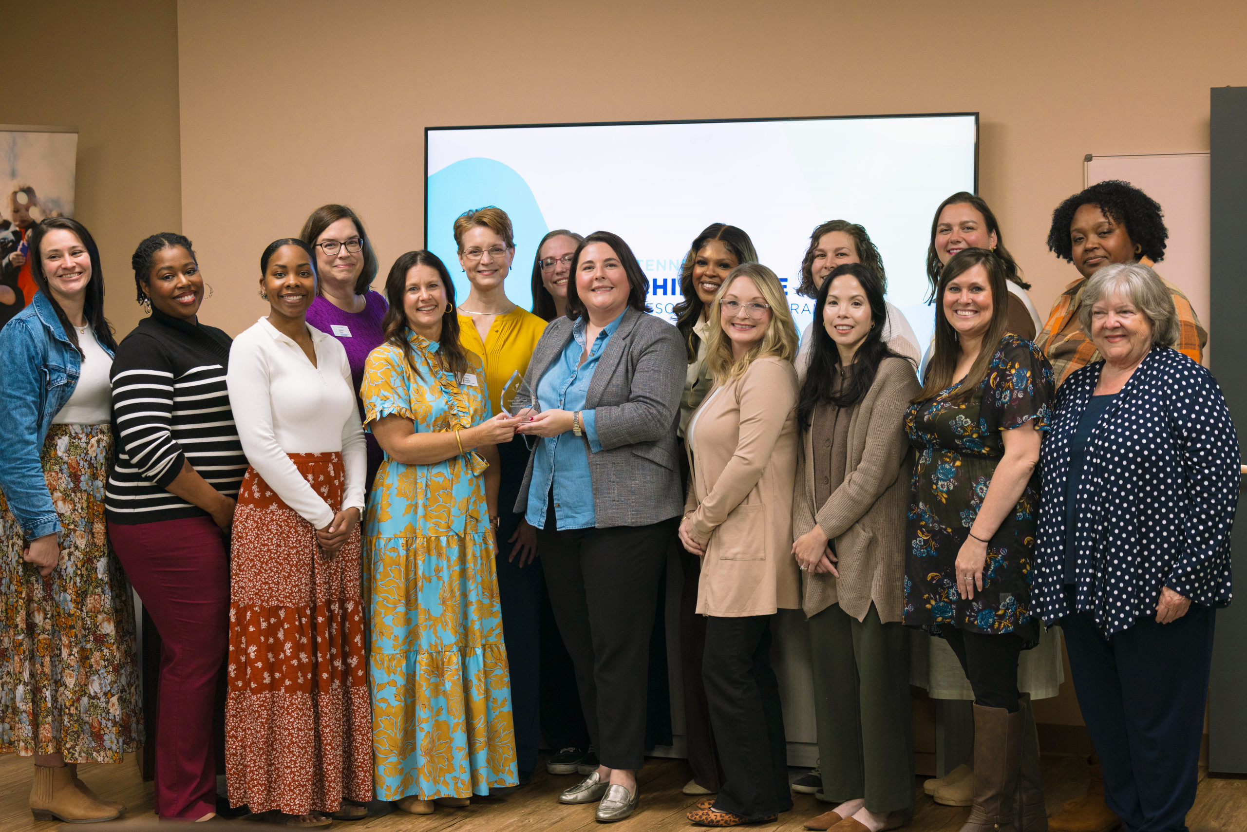 Tennessee Reading Research Center Presents Tennessee Child Care Resource & Referral with the Friend of TRRC Award